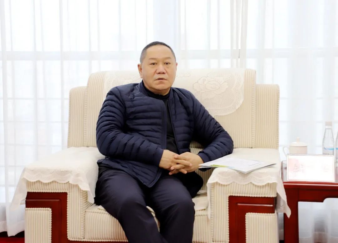 武安会见七台河市政府副市长钱言考一行