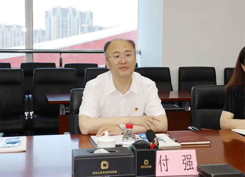 对付强一行的到来表示欢迎,随后,对农投集团近期重点项目进行了介绍